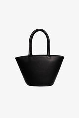 Noir Midi Panier Bag