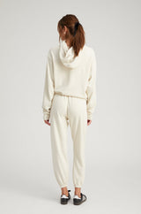 Vintage White Heart Hoodie