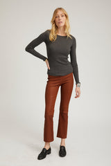 Acorn Leather Ankle Flare