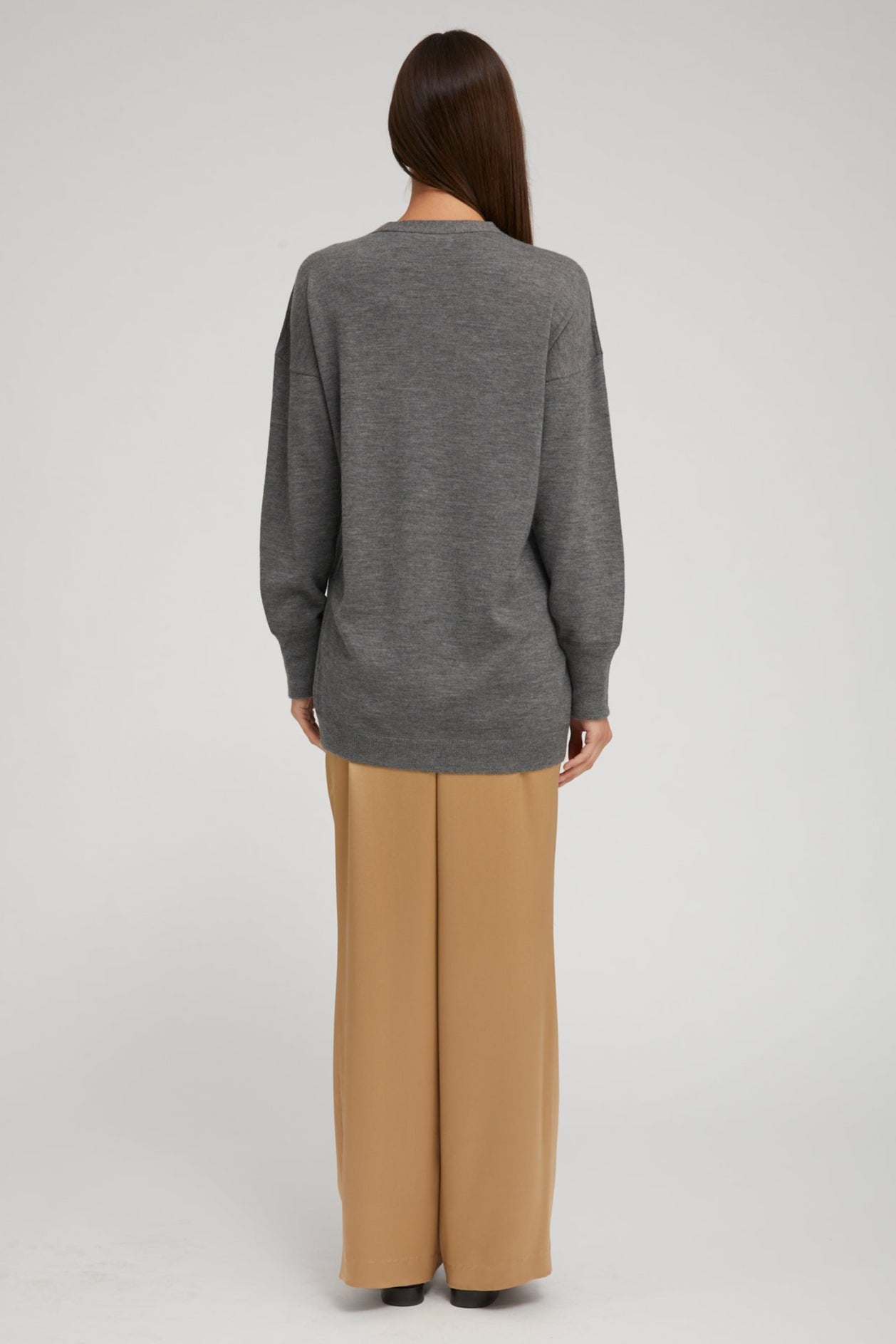 Thunder Cashmere Boyfriend Cardigan