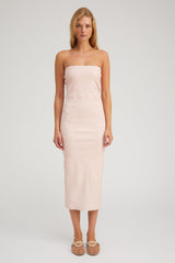 Ballet Leather Tube Dress
