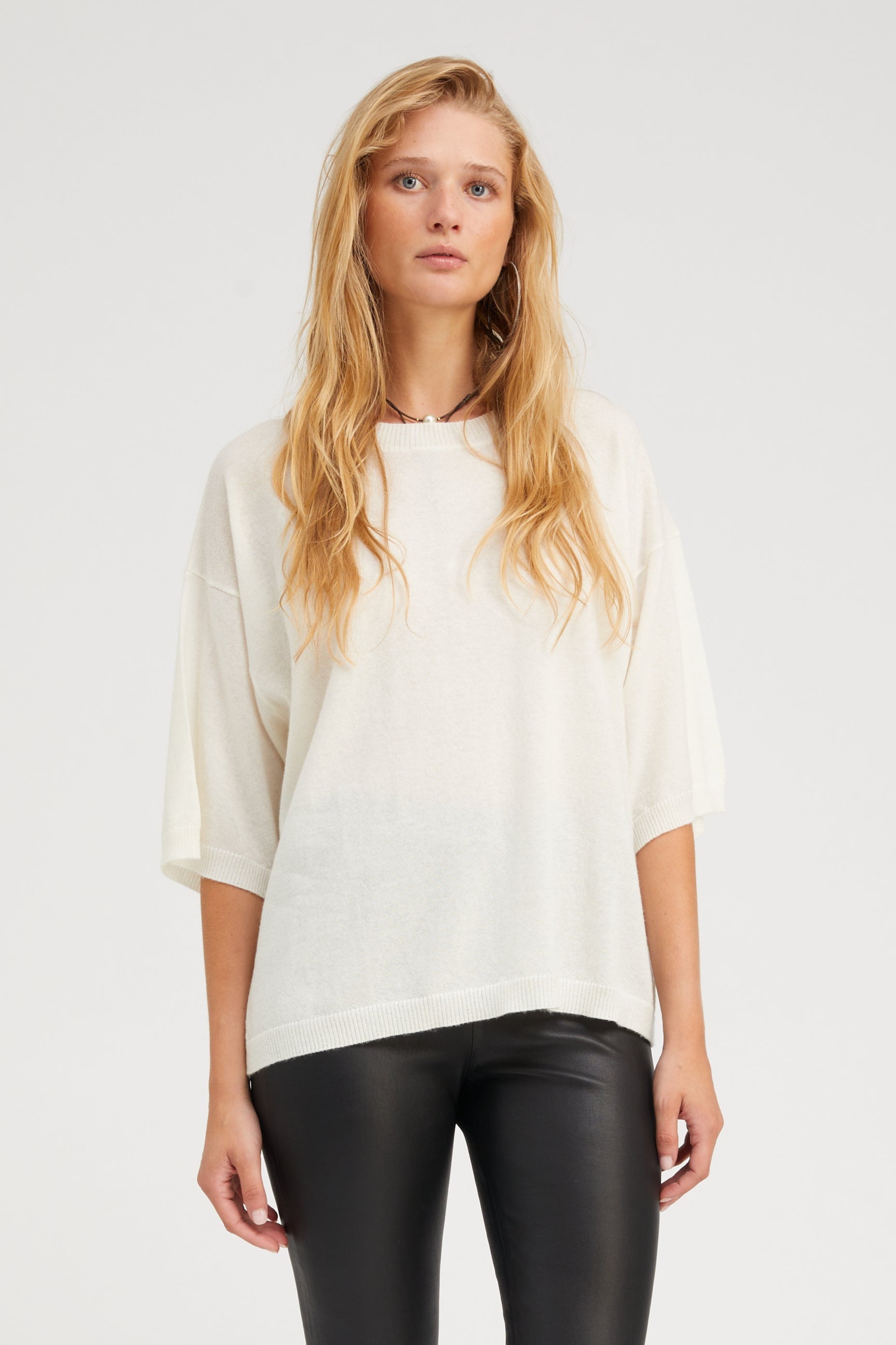 Chalk Cashmere Boxy Tee