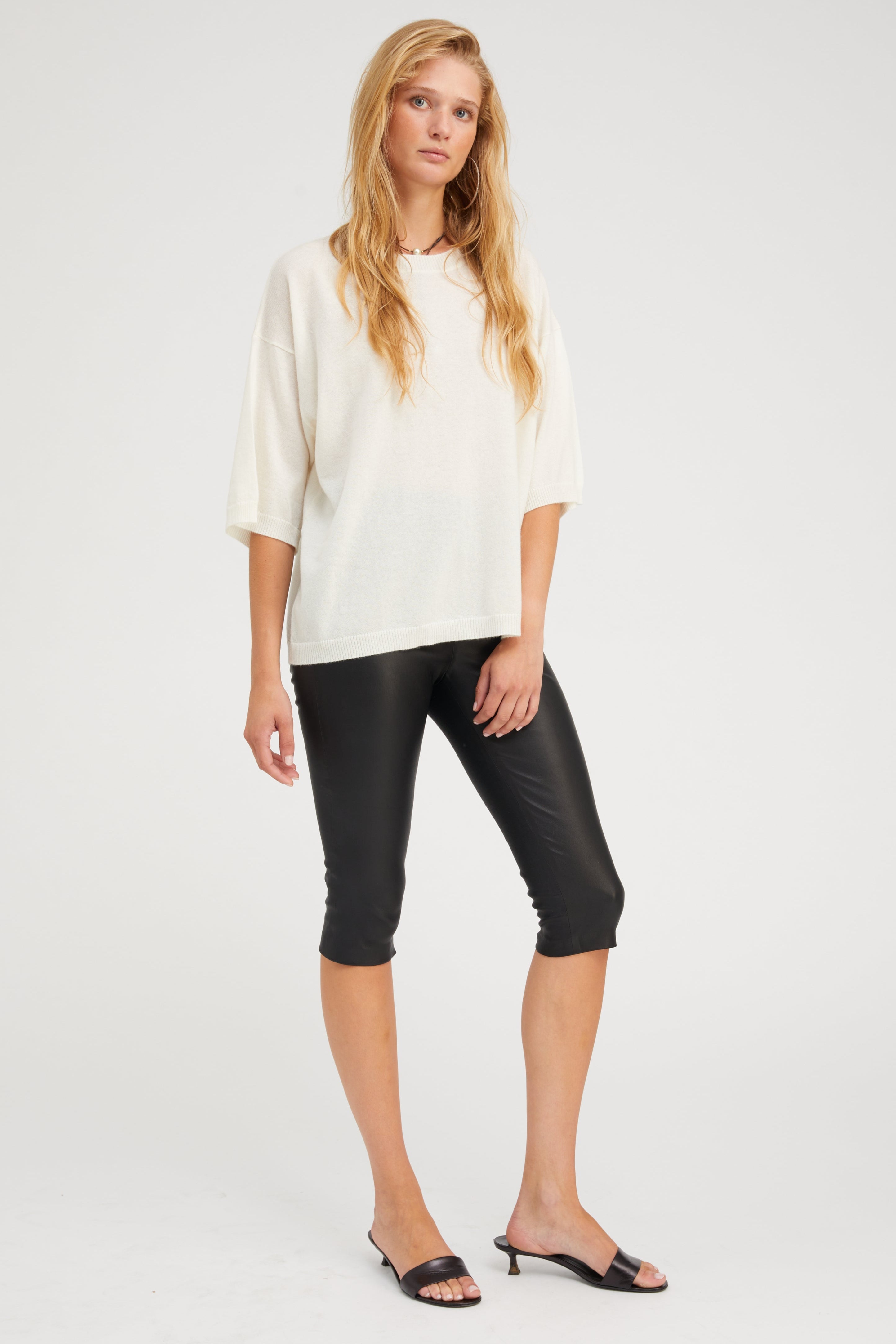 Chalk Cashmere Boxy Tee