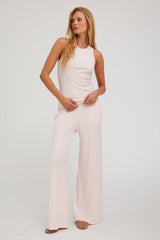Ballet Rib Wide Leg Pants