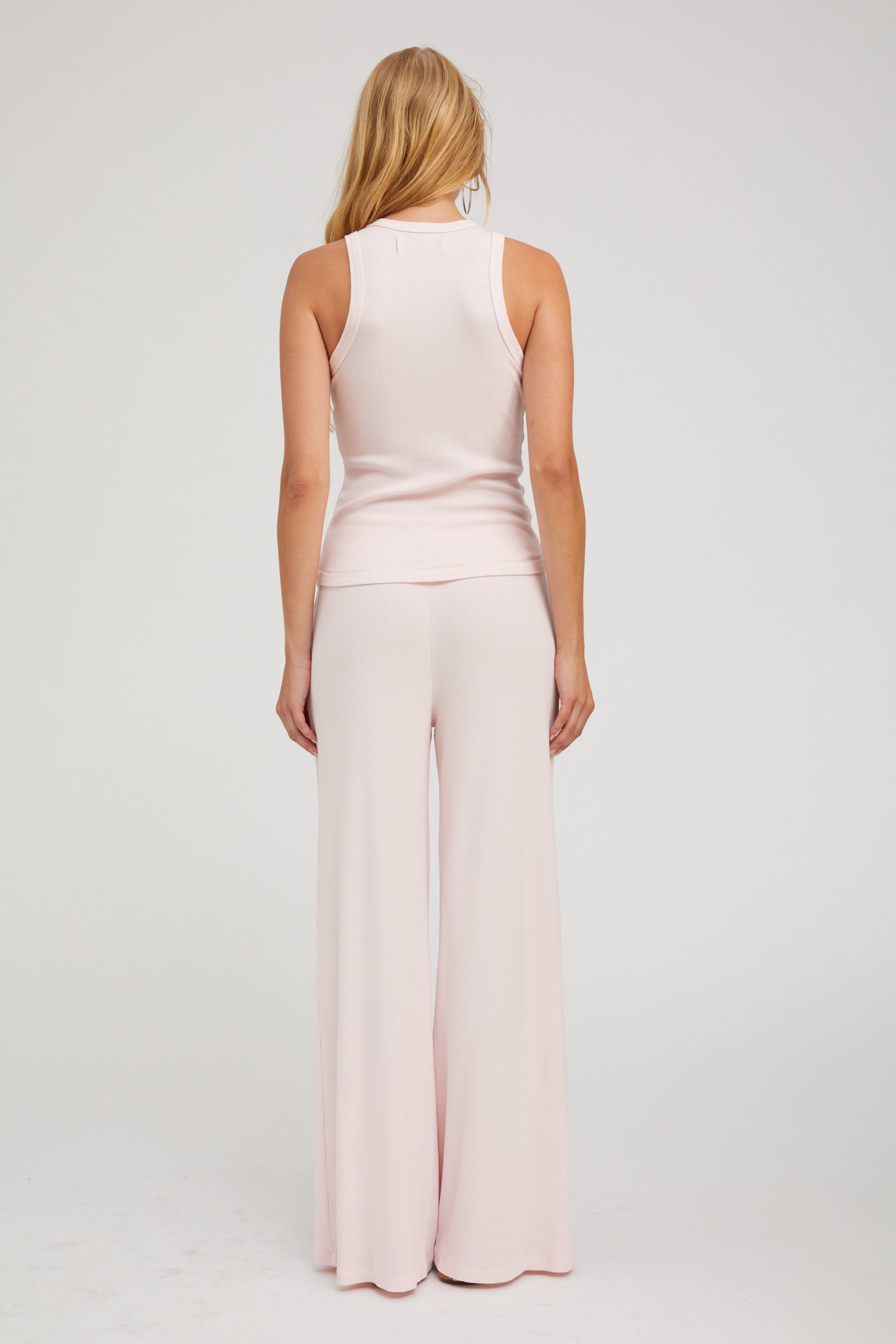 Ballet Rib Wide Leg Pants