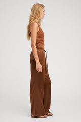 Chestnut Rib Racer Tank