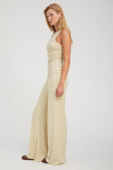 Pistachio Rib Wide Leg Pants