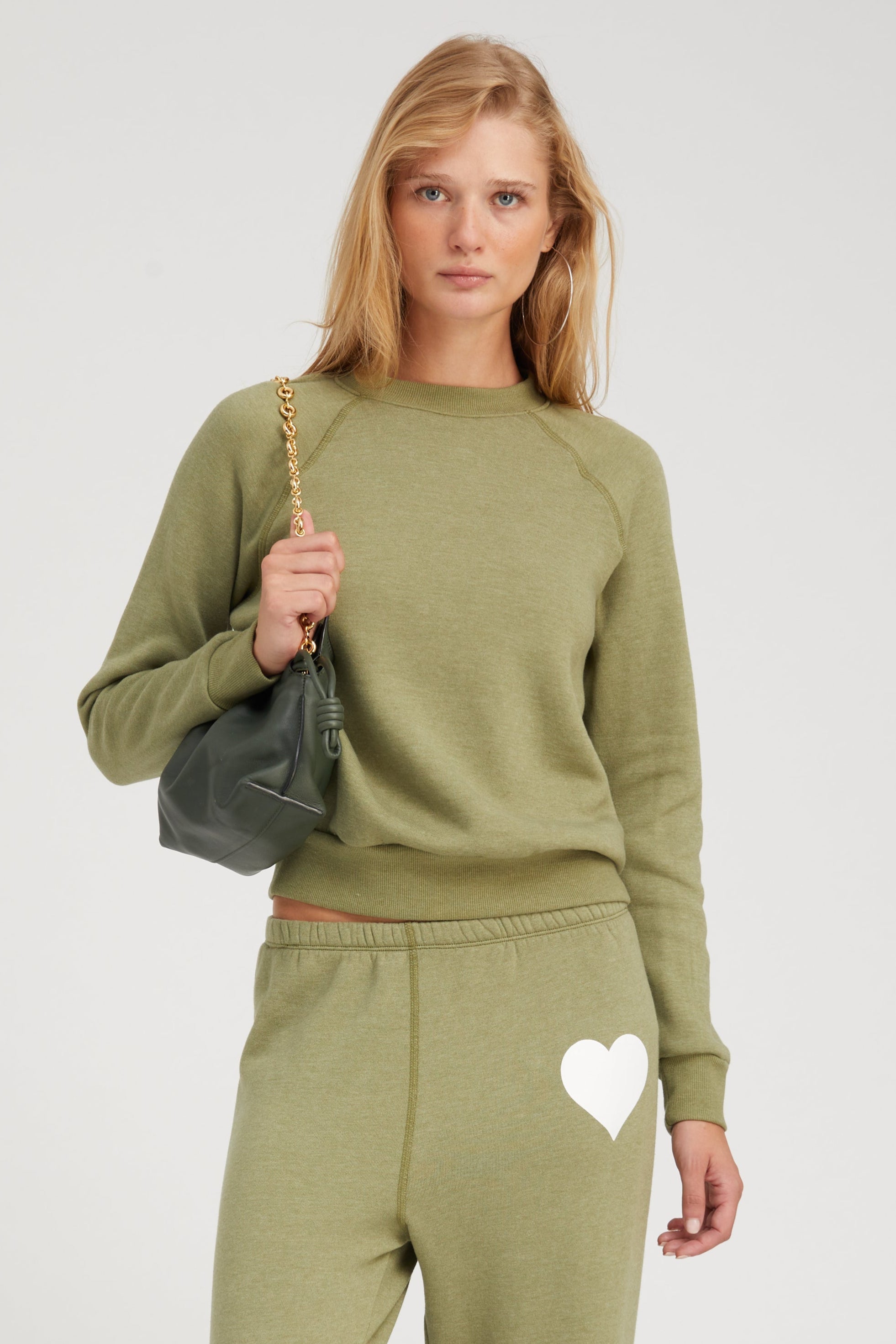 Basil Shrunken Raglan Sweatshirt