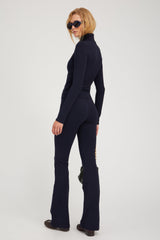 Navy City Long Sleeve Turtleneck