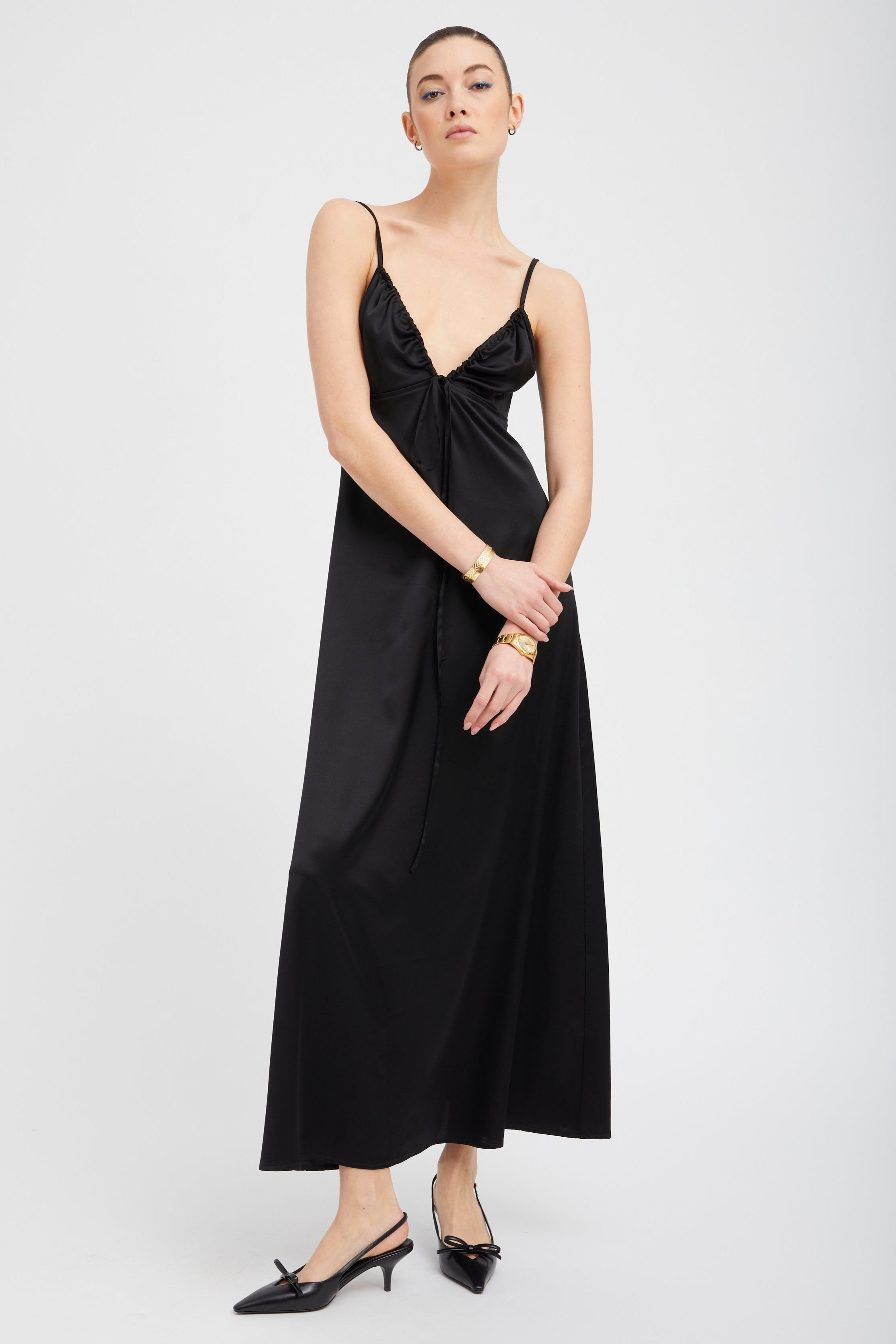 Black Silk Ibiza Dress