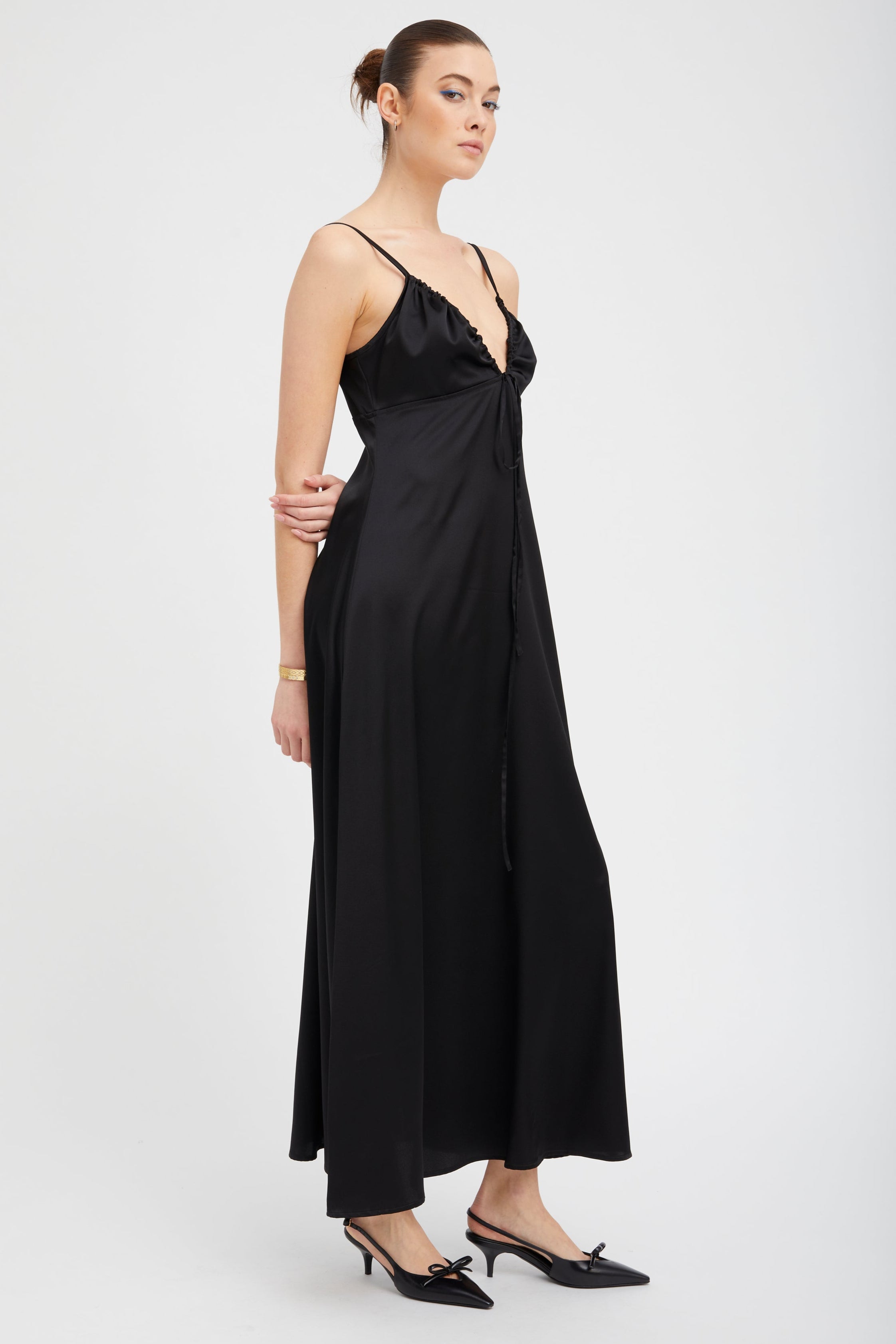 Black Silk Ibiza Dress