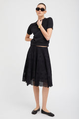 Black Raglan Sweatshirt