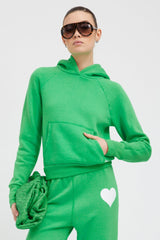 Bright Green Shrunken Hoodie