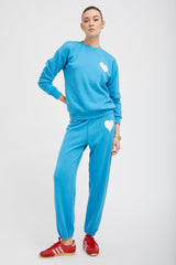 Turquoise Heart Sweatshirt