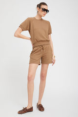 Camel Sweatshorts