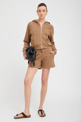 Camel Sweatshorts