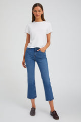 Charlotte Crop Flare Denim
