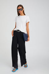 Navy Le Panier Clutch