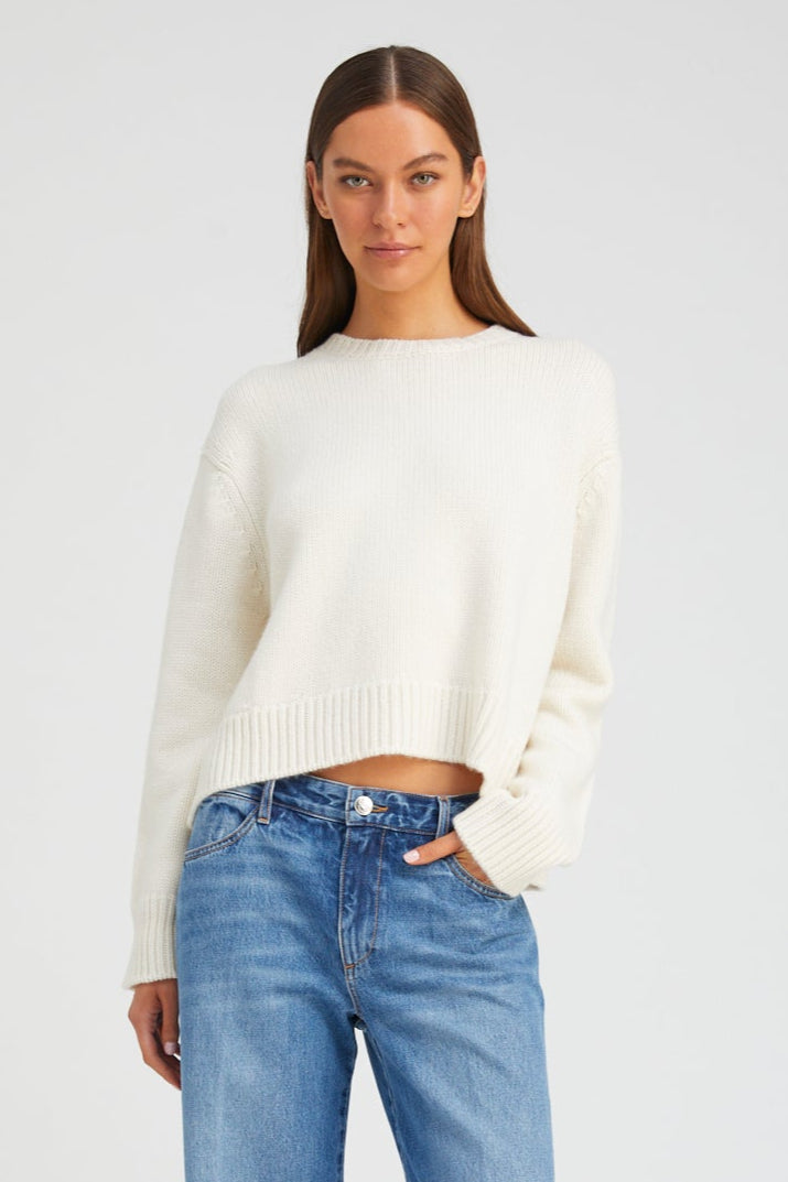 Chalk Heavy Cashmere Sweater