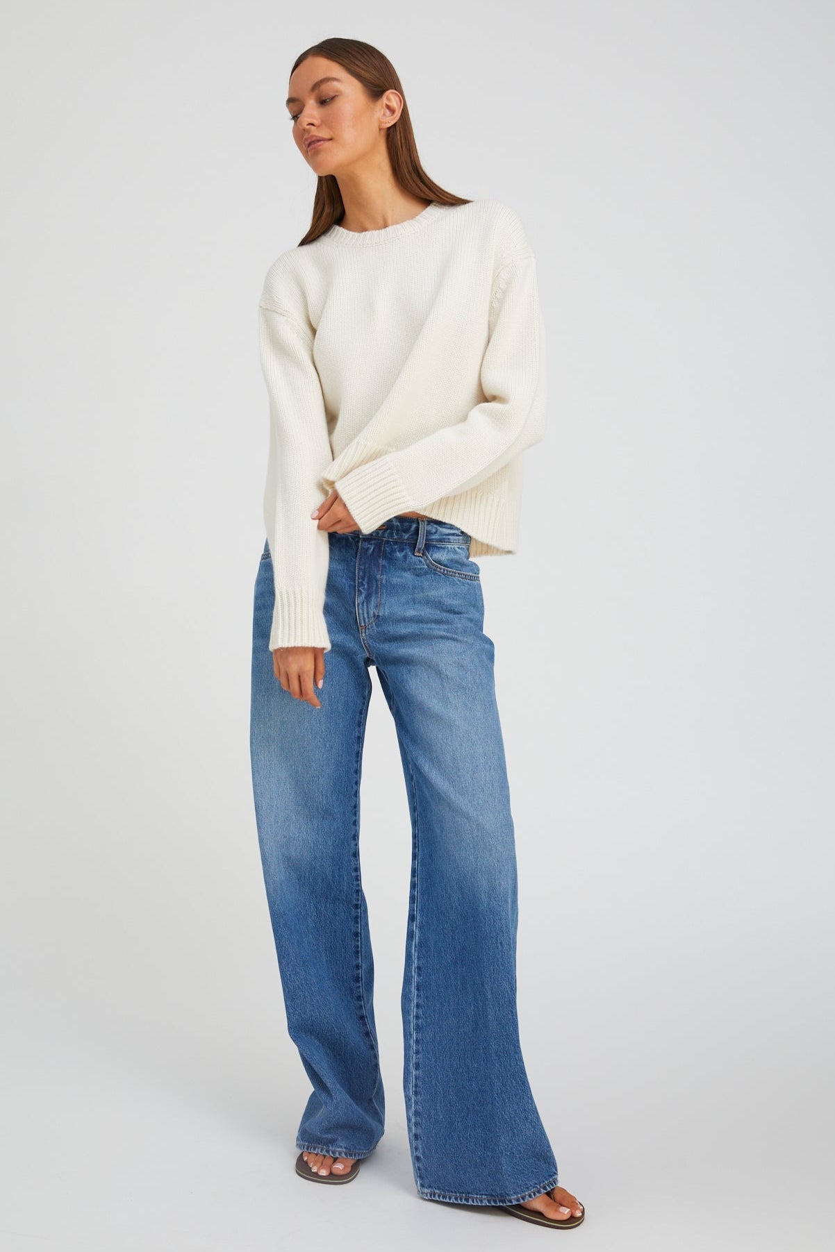 Chalk Heavy Cashmere Sweater