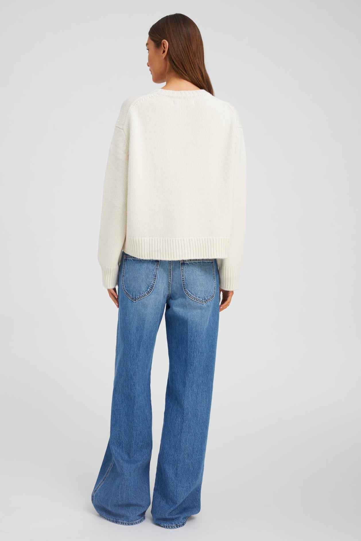 Chalk Heavy Cashmere Sweater