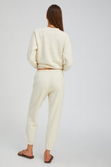 Vintage White Heart Sweatshirt