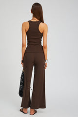 Americano Rib Fitted Scooped Tank