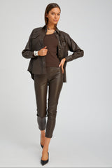 Americano Leather Western Button Down