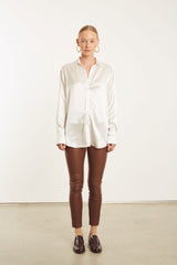 Whiskey Leather Ankle Leggings