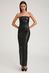 Black Leather Gown