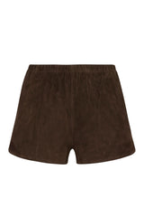 Americano Suede Slip Shorts