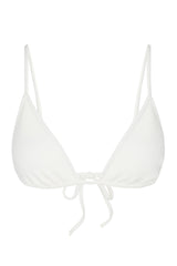 Off-White Triangle Bikini Top