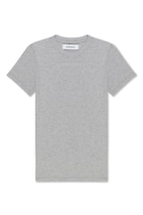 Heather Grey Rib Baby Tee