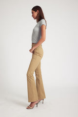 Heather Grey Rib Baby Tee