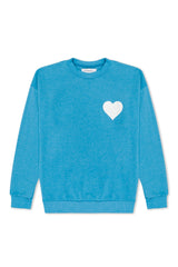 Turquoise Heart Sweatshirt
