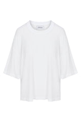 White Boxy Tee