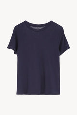 Navy Cotton Baby Tee